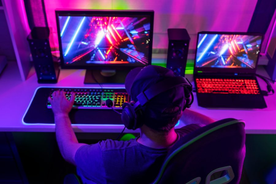 gamer-chair-with-multicolored-neon-lights