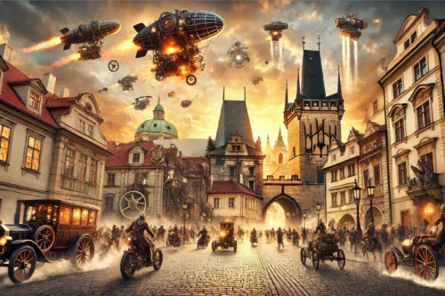 Steampunková Praha