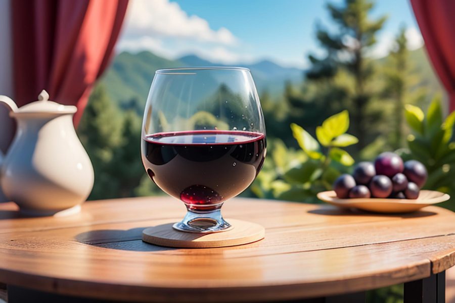 red-wine-lafite-wine-glass-goblet-elegant-romantic-drink-wallpaper-background-illustration